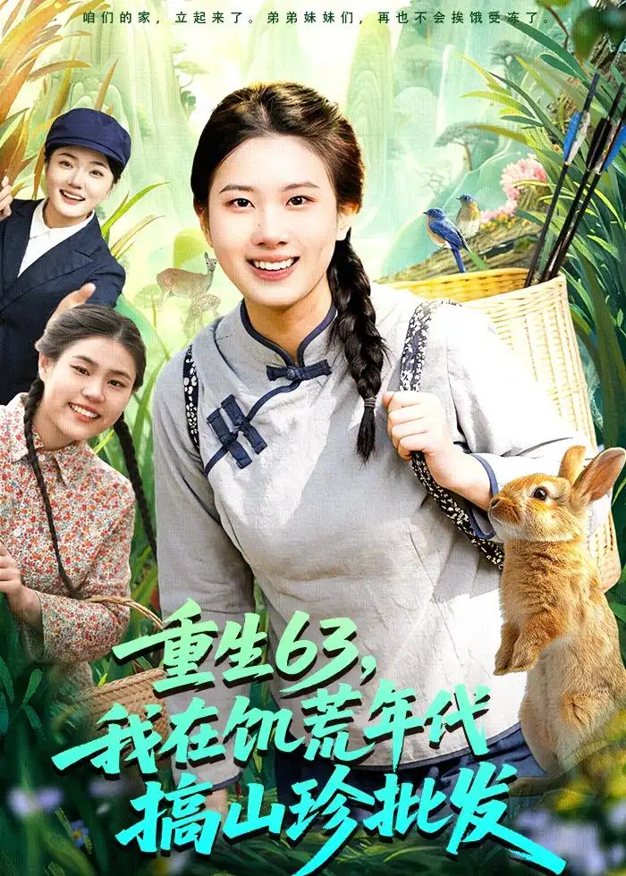 短剧《重生63,我在饥荒年代搞山珍批发(75集)邢乐&萧禾》海报