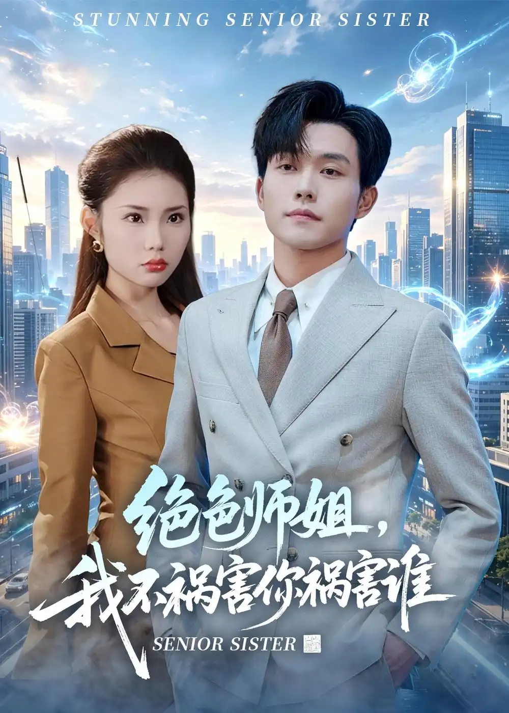 短剧《绝色师姐,我不祸害你祸害谁(73集)张小磊&张艺轩&杨昊》海报