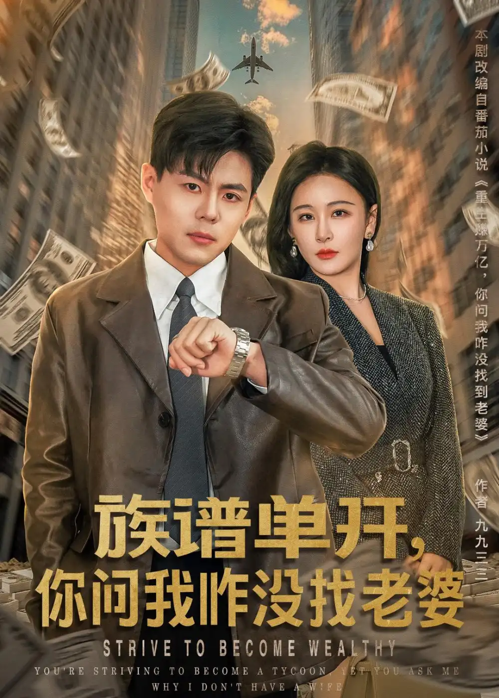 短剧《族谱单开，你问我咋没找老婆（74集）郭建清＆王艺鑫》海报