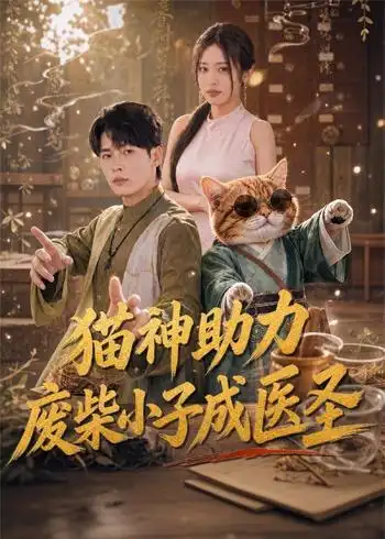 短剧《猫神助力,废柴小子成医圣(80集)杨皓然&朱艺莉》海报