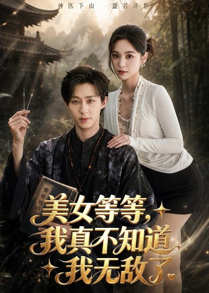 短剧《美女等等,我真不知道我无敌了(85集)刘家铭&白钰》海报