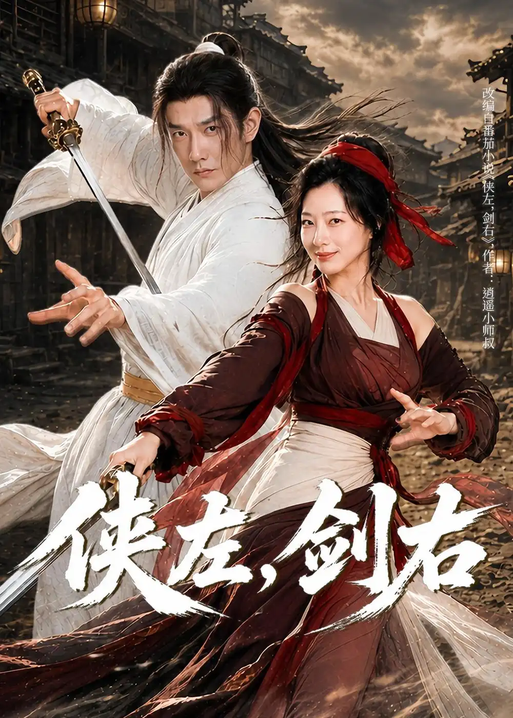 短剧《侠左,剑右(77集)黄涛$章滢》海报