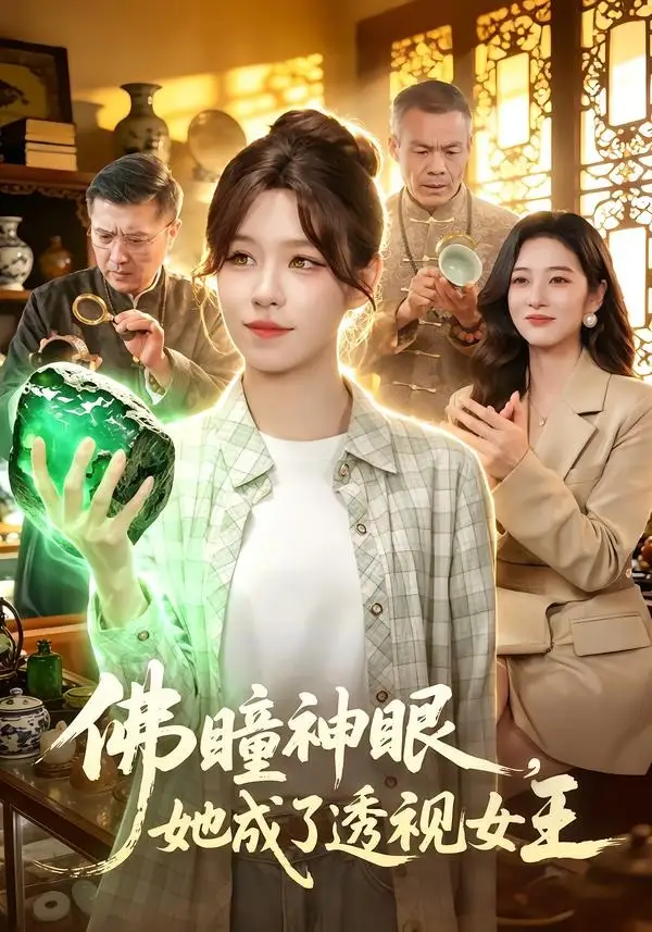 短剧《佛瞳神眼，她成了透视女王（111集）朱佳琪＆安雨森》海报