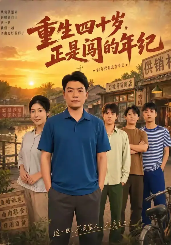 短剧《重生四十岁,正是闯的年纪(80集)杨阳&汪天予》海报