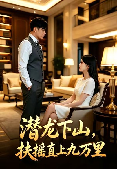 短剧《潜龙下山,扶摇直上九万里(60集)朱鹏&沈北璇》海报