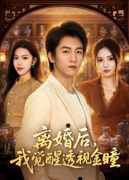 短剧《离婚后,我觉醒透视金瞳(80集)李泽源&李尔》海报