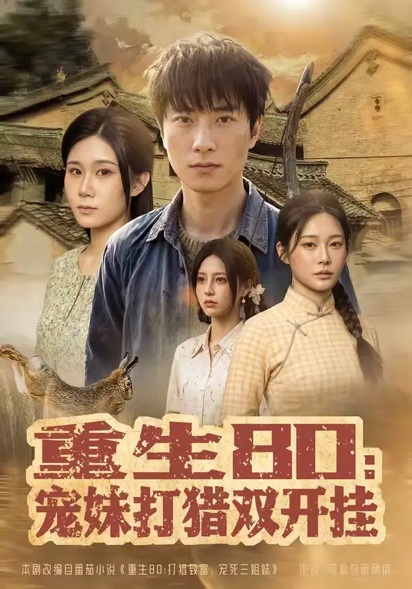 短剧《重生80:宠妹打猎双开挂(80集)张子安&王奕嘉》海报