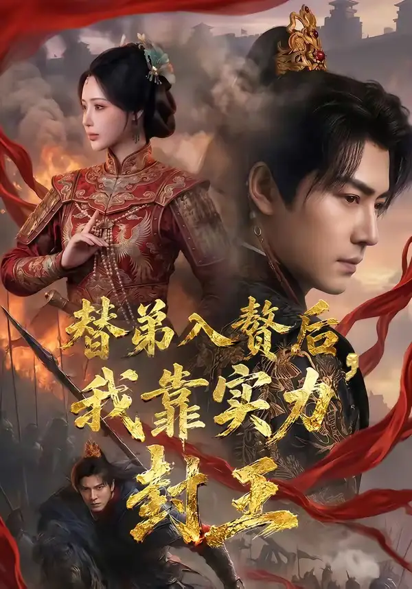 短剧《替弟入赘后，我靠实力封王（83集）孙雪阳＆温如意》海报