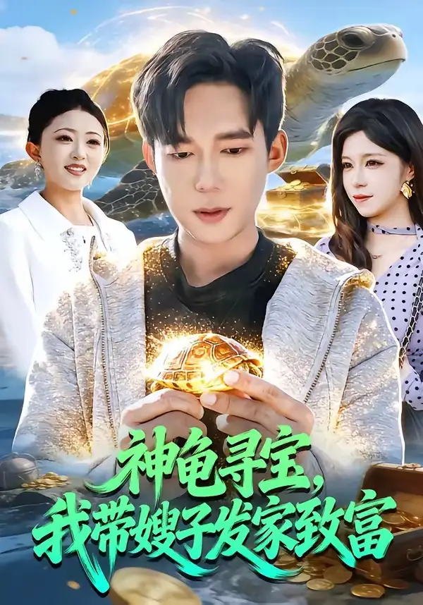 短剧《神龟寻宝，我带嫂子发家致富（91集）王大钱＆朱佳琪》海报