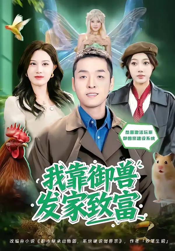 短剧《我靠御兽发家致富(80集)赵焕城&玮儿》海报