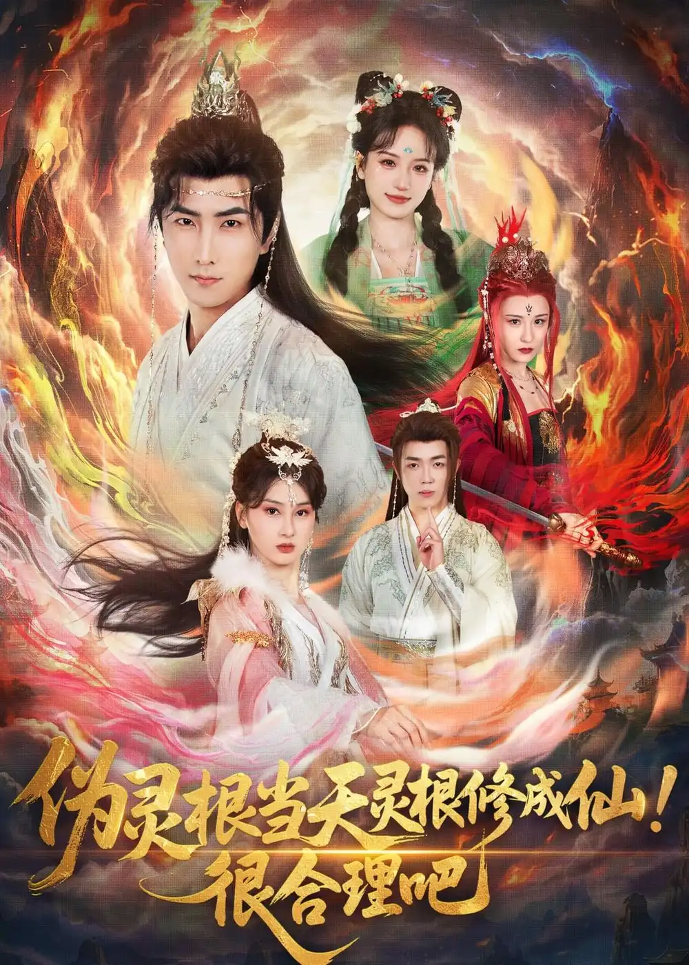 短剧《伪灵根当天灵根修成仙！很合理吧（79集）符骞文＆尹万蕊》海报