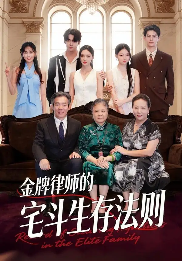 短剧《金牌律师的宅斗生存法则（43集）李牧芸＆尹司》海报