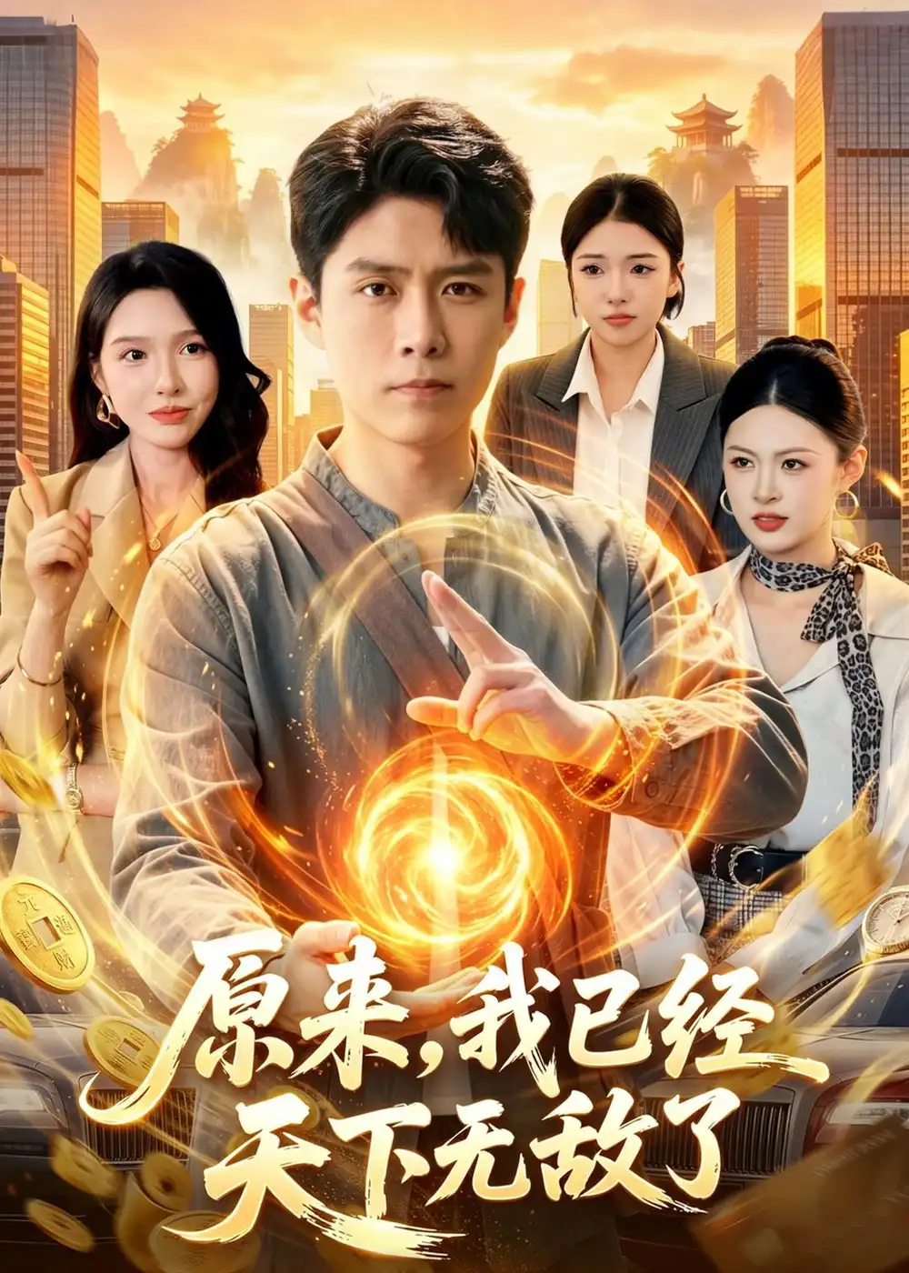短剧《原来,我已经天下无敌了(108集)韩雨轩&刘金妍》海报