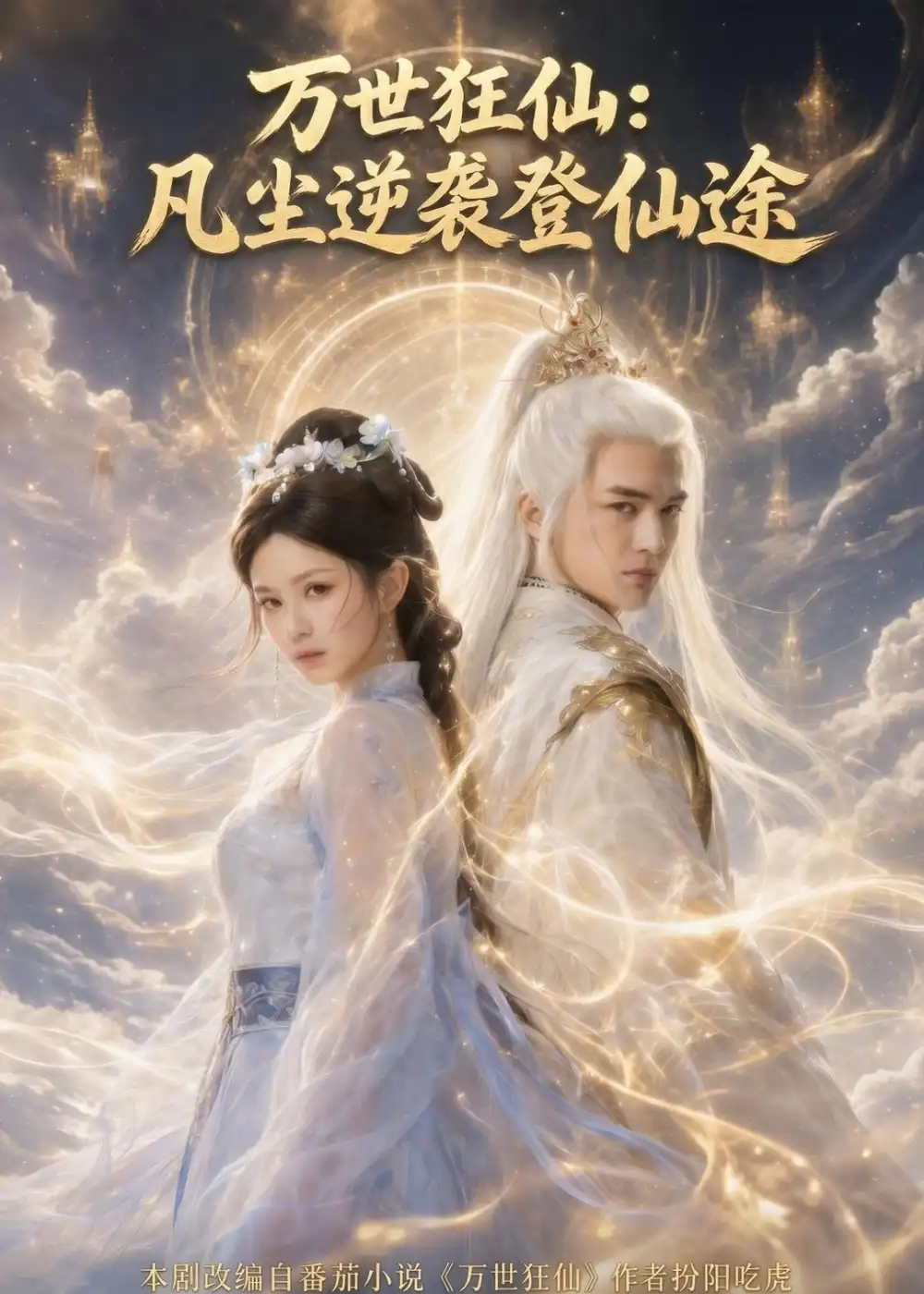 短剧《万世狂仙:凡尘逆袭登仙途(81集)张埜&罐小结》海报