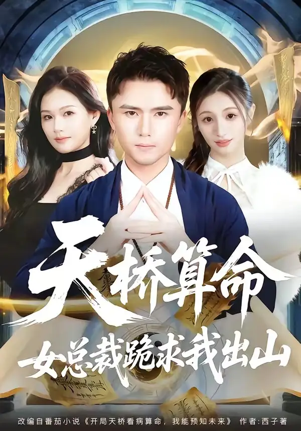 短剧《天桥算命女总裁跪求我出山(81集)赵志盟&张颖洁》海报