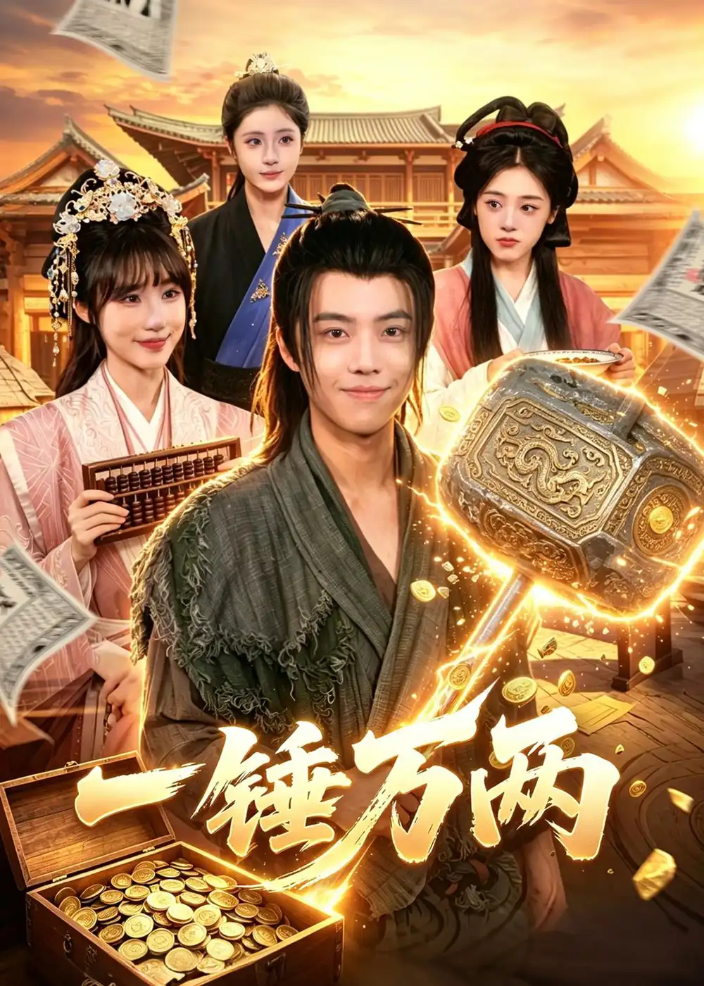 短剧《一锤万两（99集）萧禾＆大攀》海报