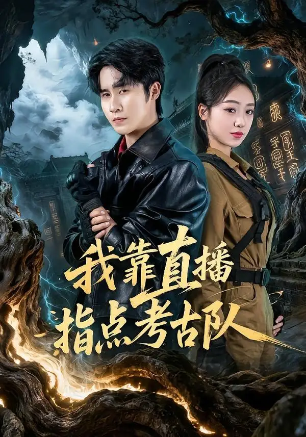 短剧《我靠直播指点考古队（67集）孙航＆李灼一》海报