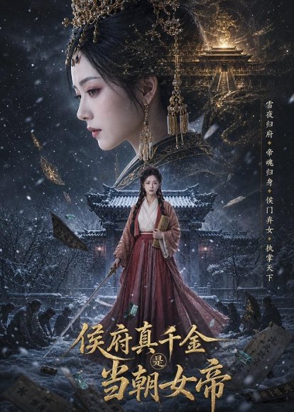 短剧《侯府真千金是当朝女帝(80集)张嘉好》海报