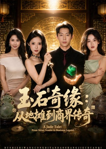 短剧《玉石奇缘:从地摊到商界传奇(80集)吴温柔&杨璐》海报