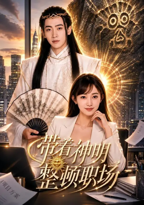 短剧《带着神明整顿职场（90集）王凯＆游小鱼》海报