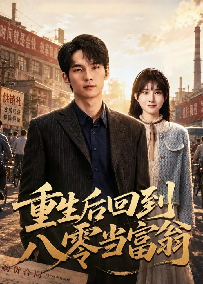 短剧《重生后回到八零当富翁(80集)王浩&范子榆》海报