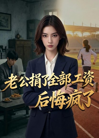 短剧《老公捐了全部工资后悔疯了（55集）AI短剧》海报
