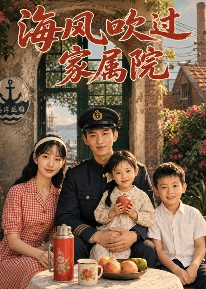 短剧《海风吹过家属院(50集)AI短剧》海报