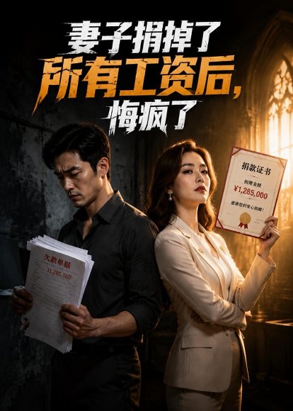 短剧《妻子捐掉了所有工资后,悔疯了(30集)AI短剧》海报