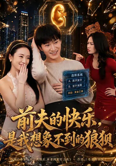 短剧《前夫的快乐，是我想象不到的狼狈（73集）李乐川＆张怡含》海报