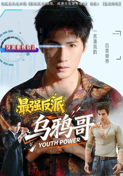 短剧《最强反派乌鸦哥（76集）杨阳＆何琢言》海报