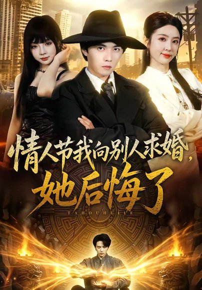 短剧《情人节我向别人求婚,她后悔了(94集)高凯&乔仙童》海报