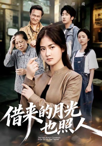 短剧《借来的月光也照人（64集）张灿＆龚涛》海报