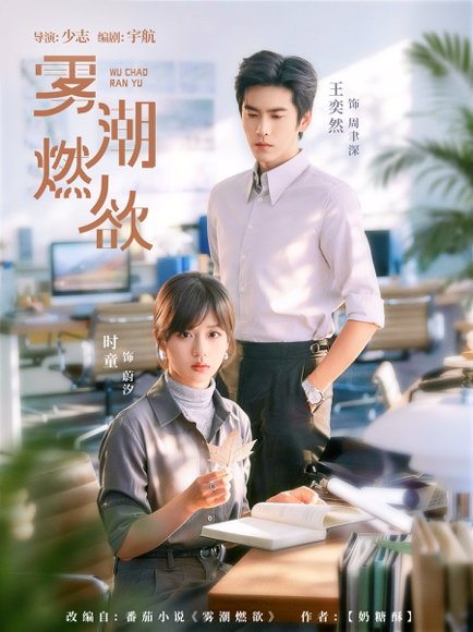 短剧《雾潮燃欲（80集）王奕然＆时童》海报