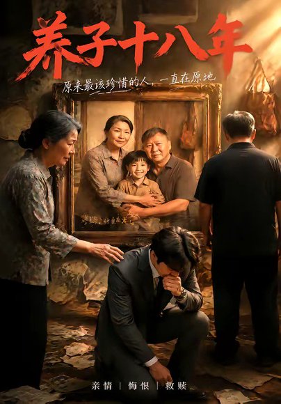 短剧《养子十八年（100集）刘梓墨＆东君》海报