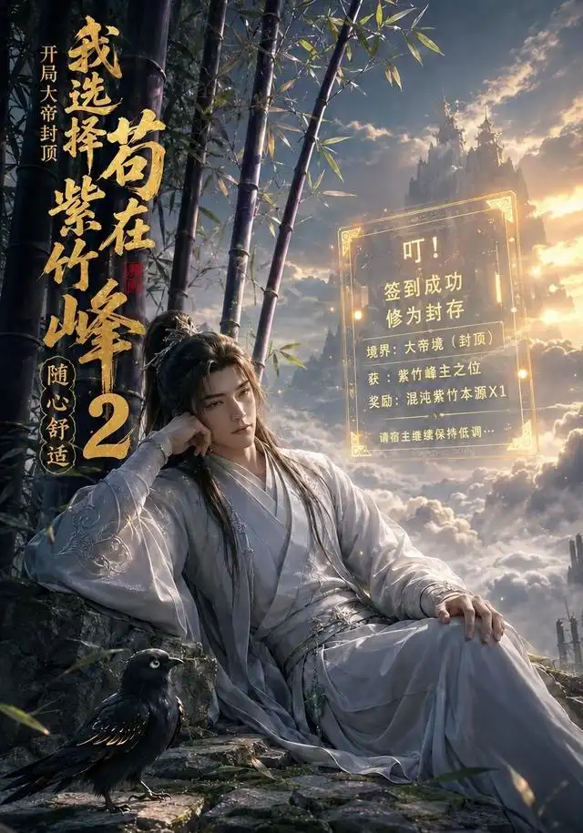 短剧《开局大帝封顶我选择苟在紫竹峰随心舒适2 (80集)》海报