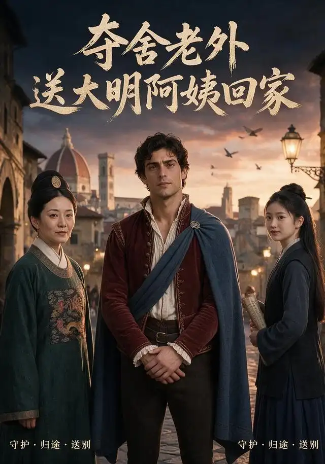 短剧《夺舍老外送大明阿姨回家 (79集) AI短剧》海报