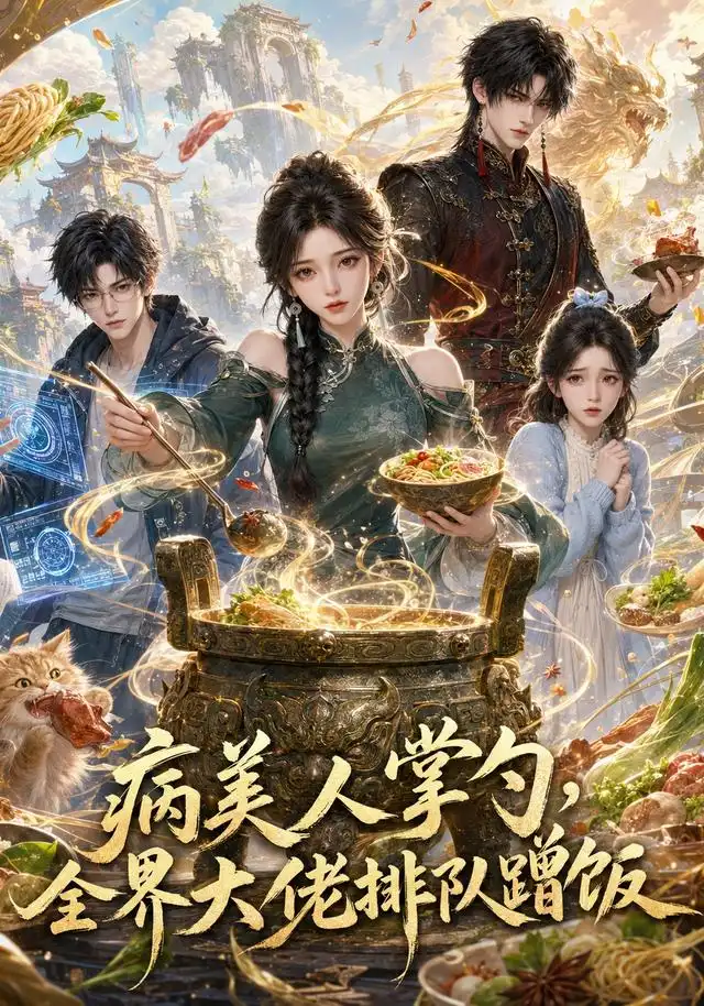 短剧《病美人掌勺全界大佬排队蹭饭 (81集)》海报