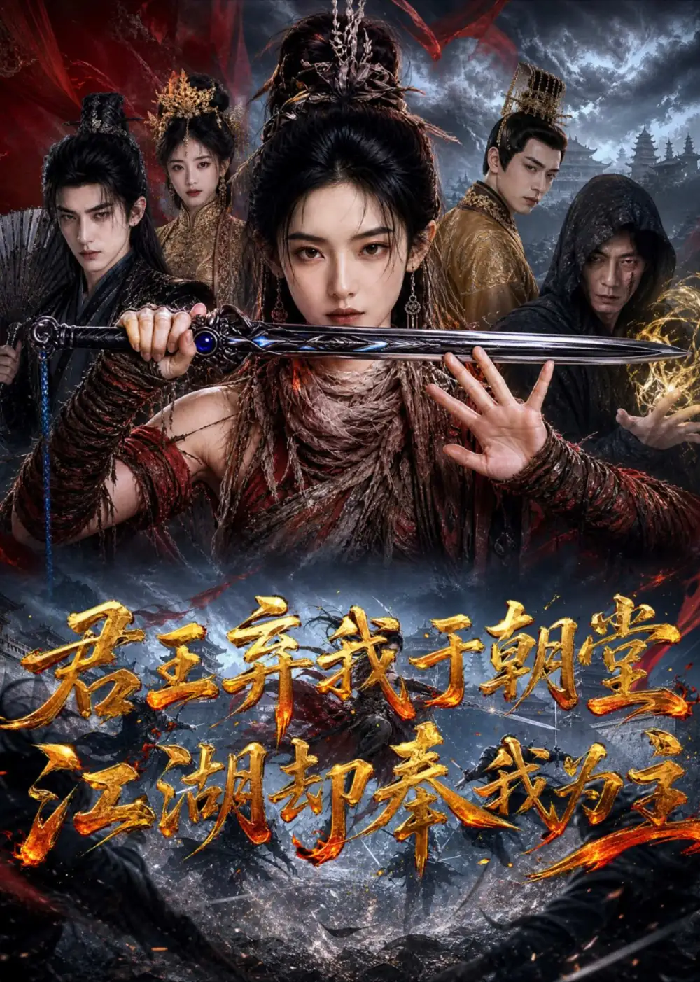 短剧《君王弃我于朝堂江湖却奉我为主 (66集)》海报