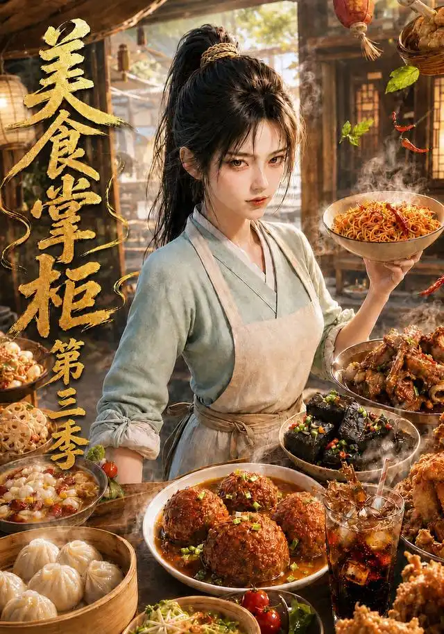 短剧《美食掌柜第三季 (120集)》海报