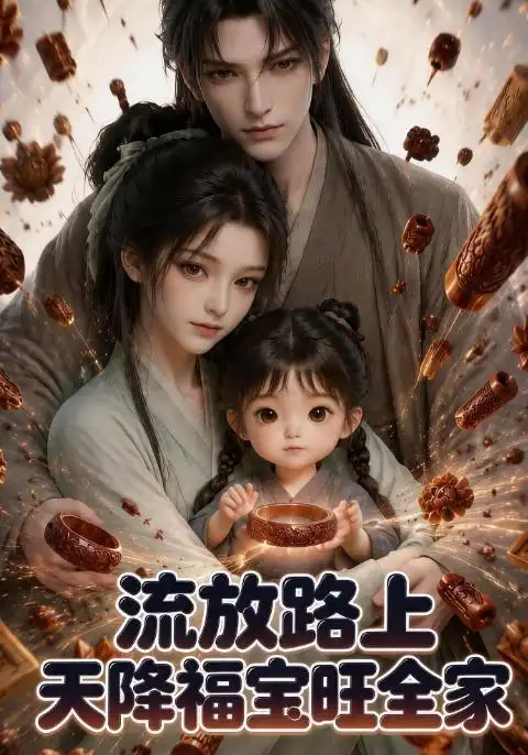 短剧《流放路上天降福宝旺全家 (90集)》海报