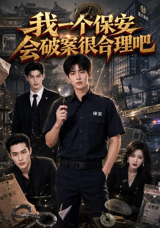 短剧《我一个保安会破案很合理吧 (60集)》海报