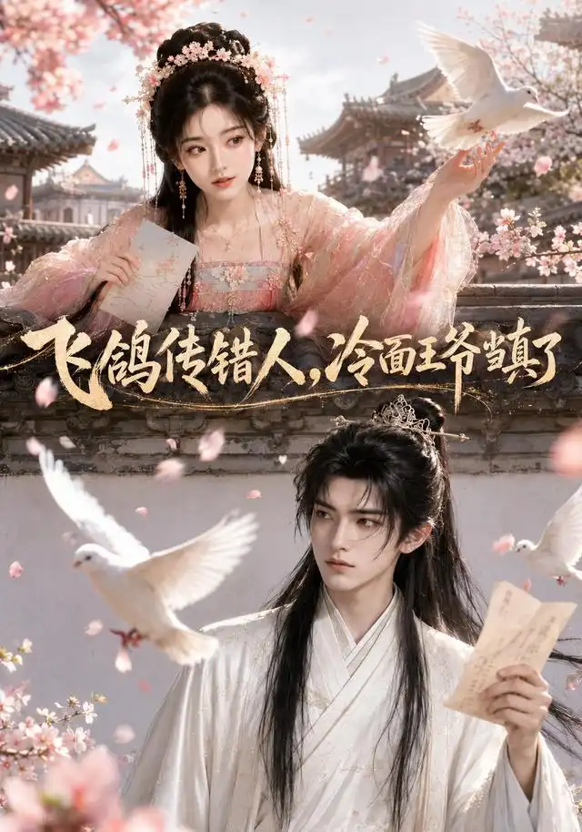 短剧《飞鸽传错人冷面王爷当真了 (33集)》海报