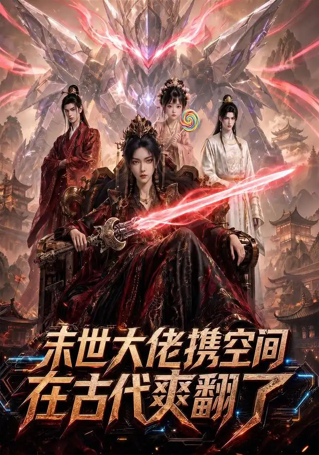 短剧《末世大佬携空间在古代爽翻了 (60集)》海报