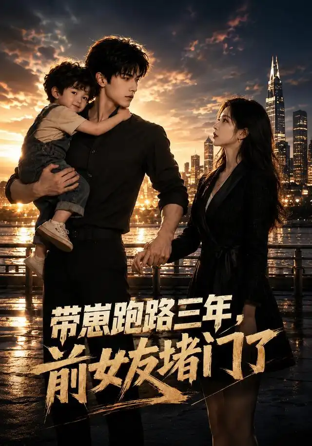 短剧《带崽跑路三年前女友堵门了 (50集)》海报