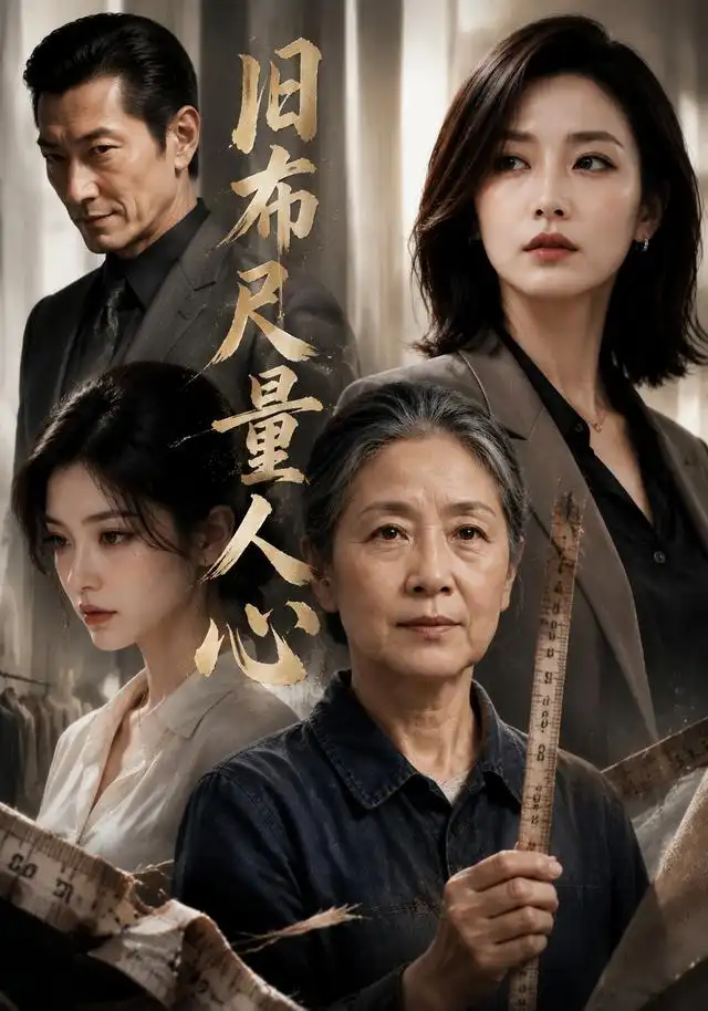 短剧《旧布尺量人心 (84集) AI短剧》海报