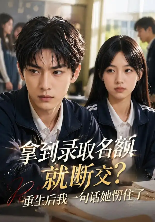 短剧《拿到录取名额就断交重生后我一句话她愣住了 (67集) AI短剧》海报