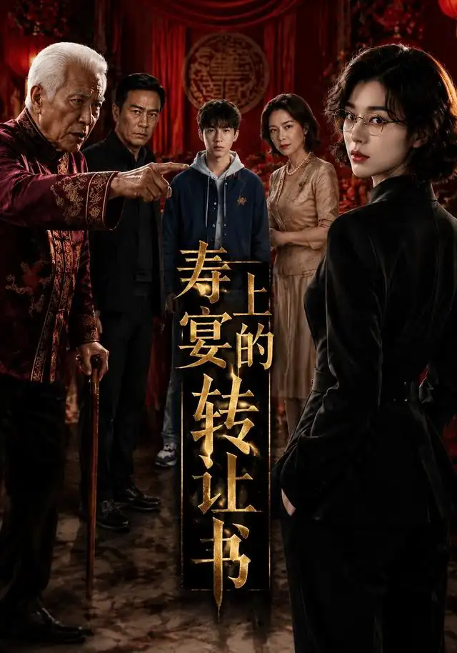 短剧《寿宴上的转让书 (69集) AI短剧》海报