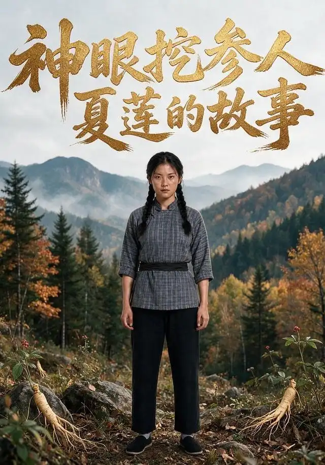 短剧《神眼挖参人夏莲的故事 (121集) AI短剧》海报