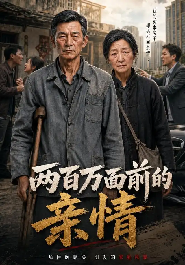短剧《两百万面前的亲情 (54集) AI短剧》海报