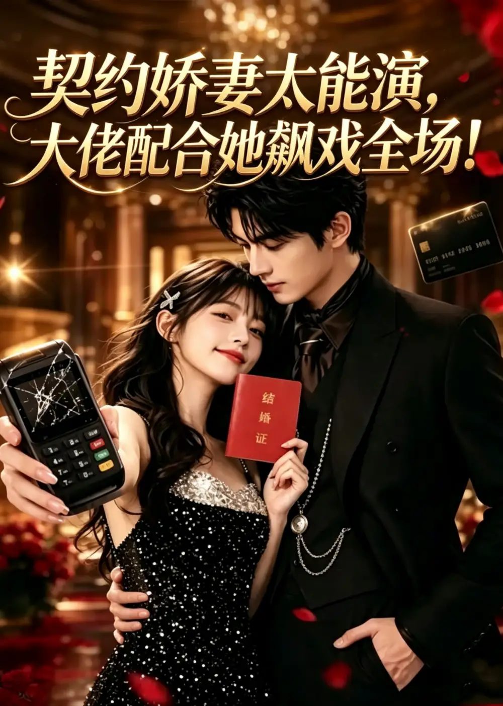 短剧《契约娇妻太能演大佬配合她飙戏全场 (3集)》海报